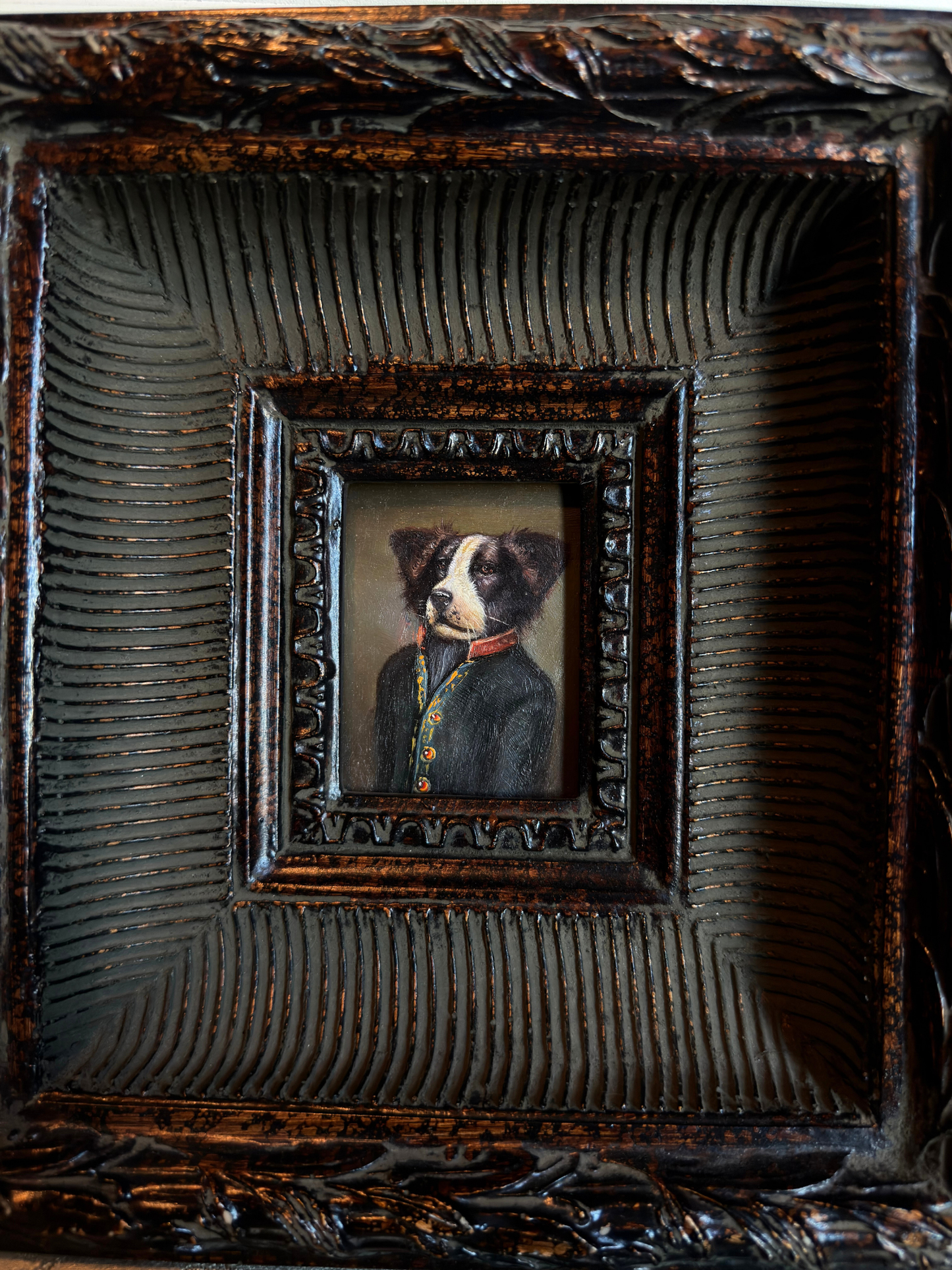 Portrait Of A Dog Painting