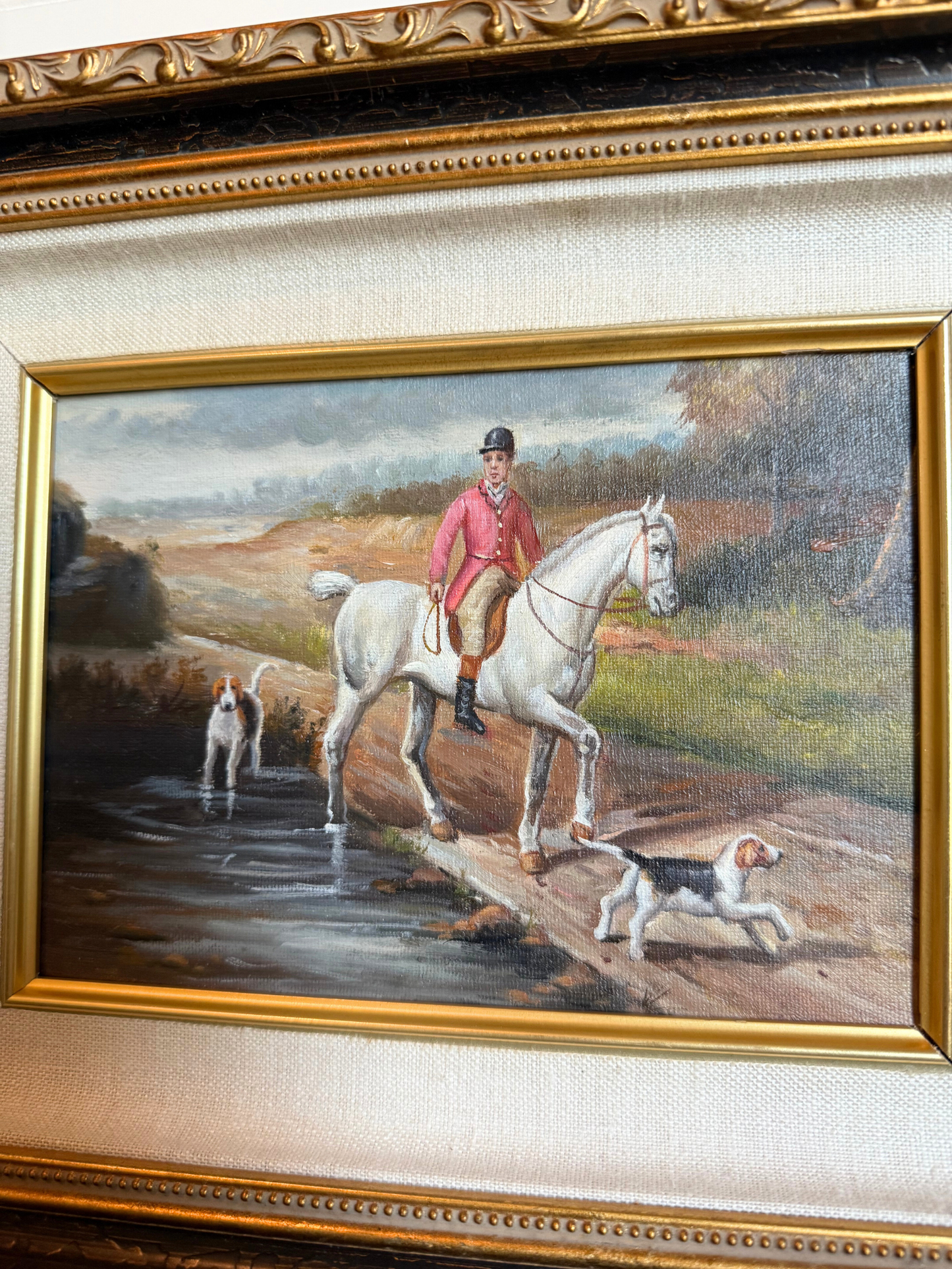 Hunting Scene Oil Painting #2