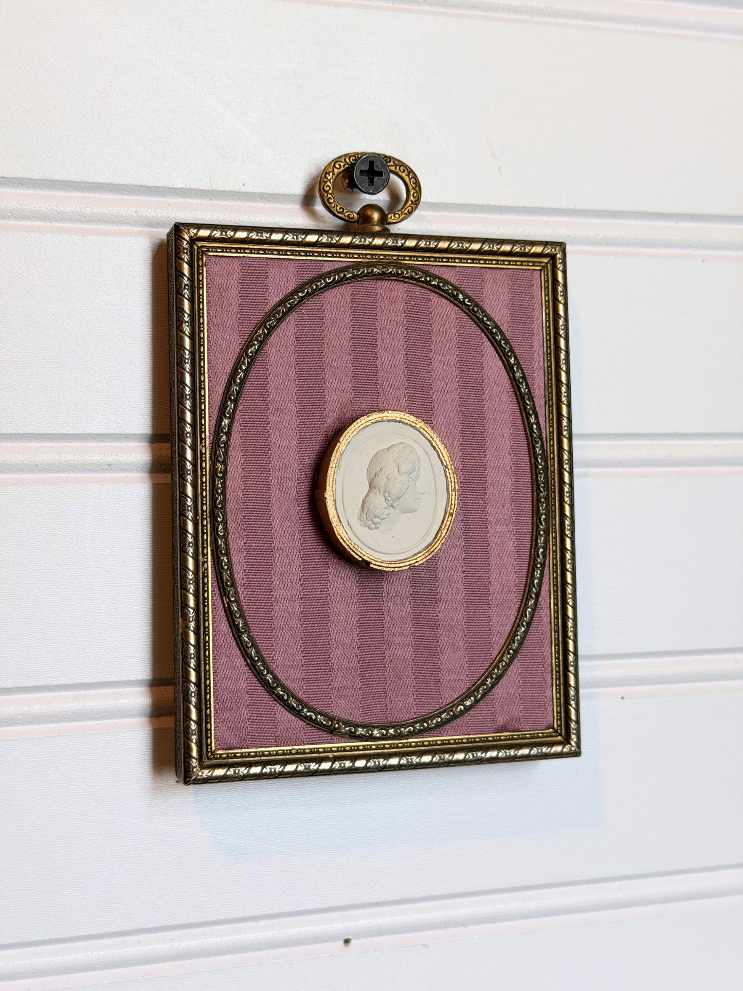 Framed Goddess Melpomene Intaglio