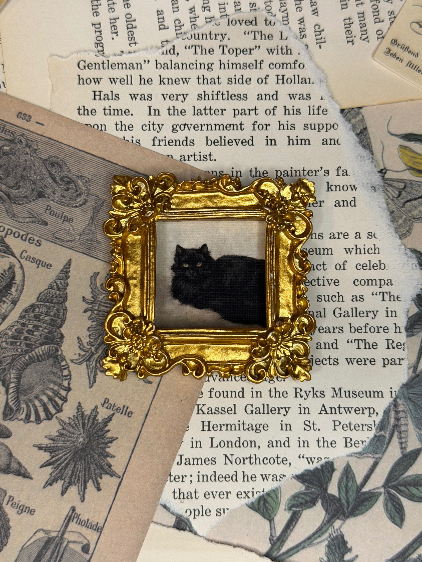 Mini Black Cat #1 Magnet