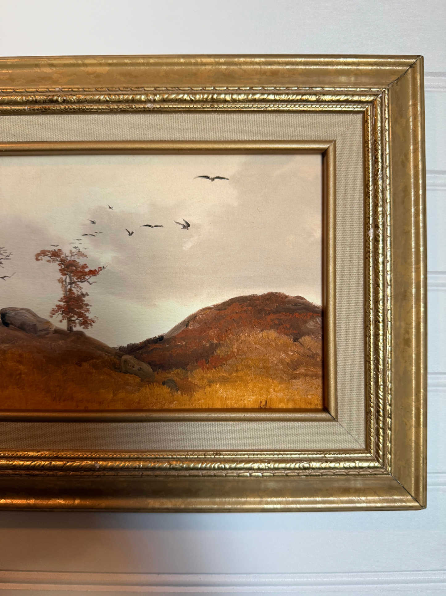 Landscape with Crows Framed Giclee Print