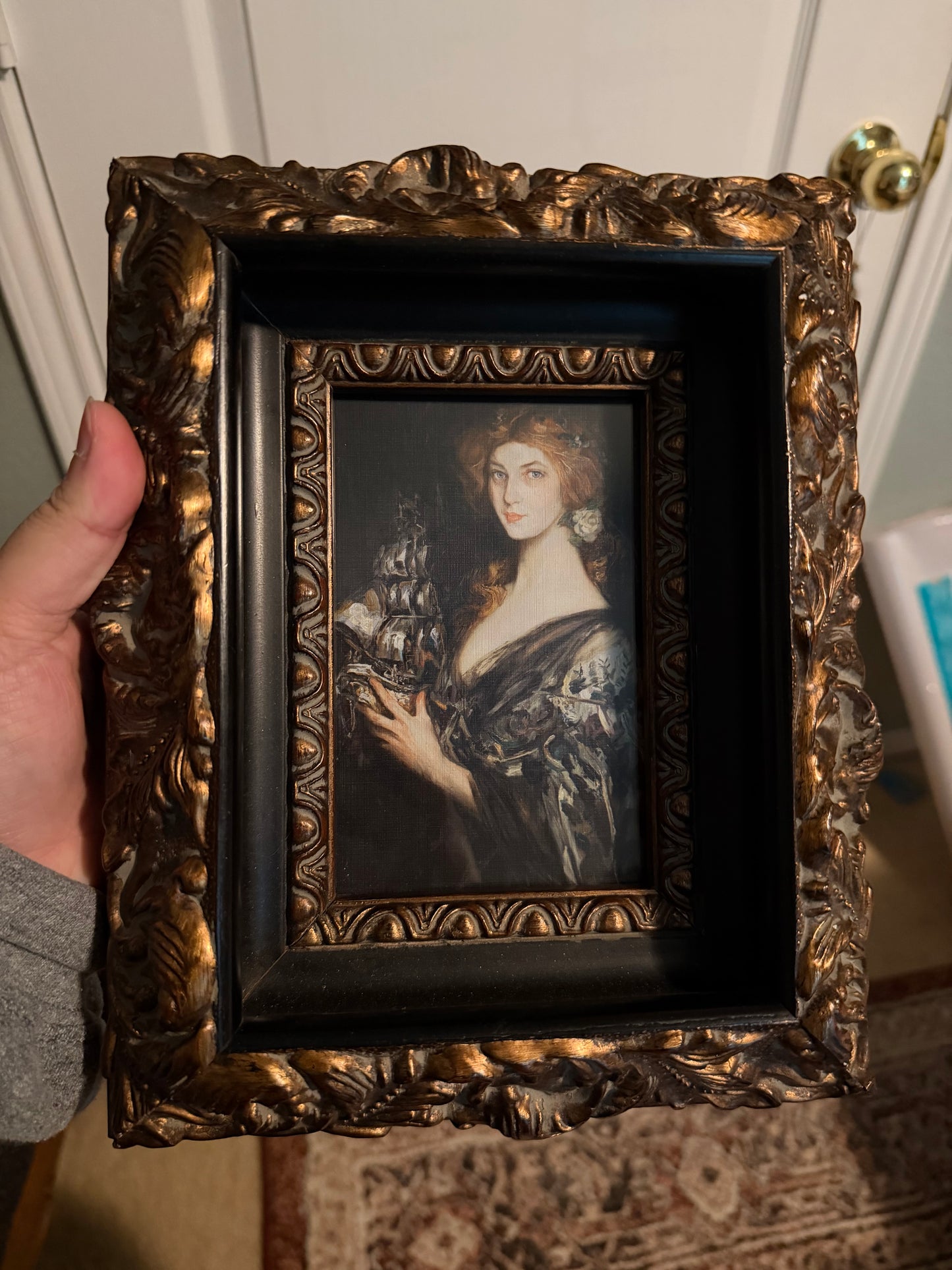 Custom framed the silver ship print
