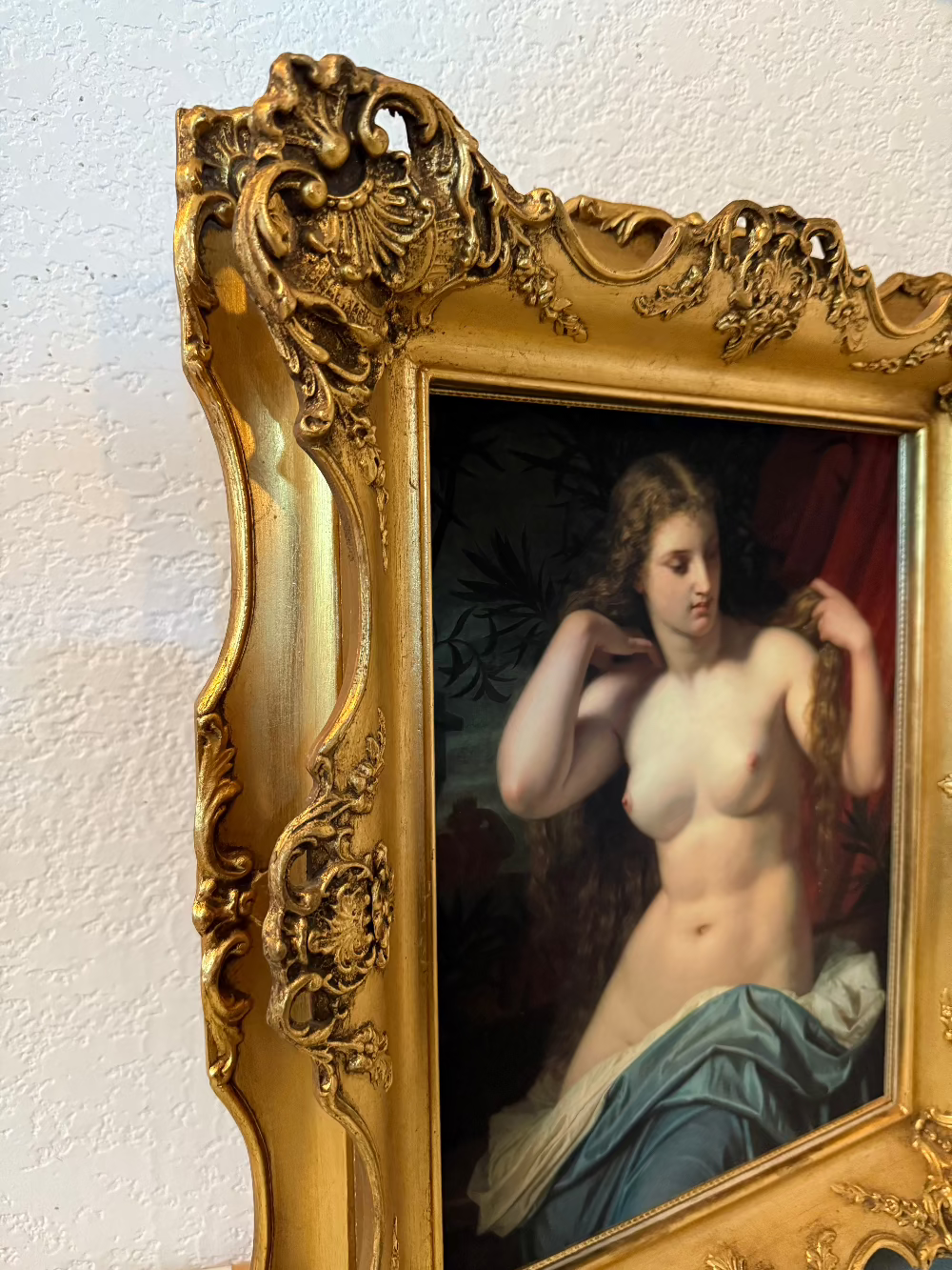 Chunky Ornate Frame with Bathsebee Giclee Print