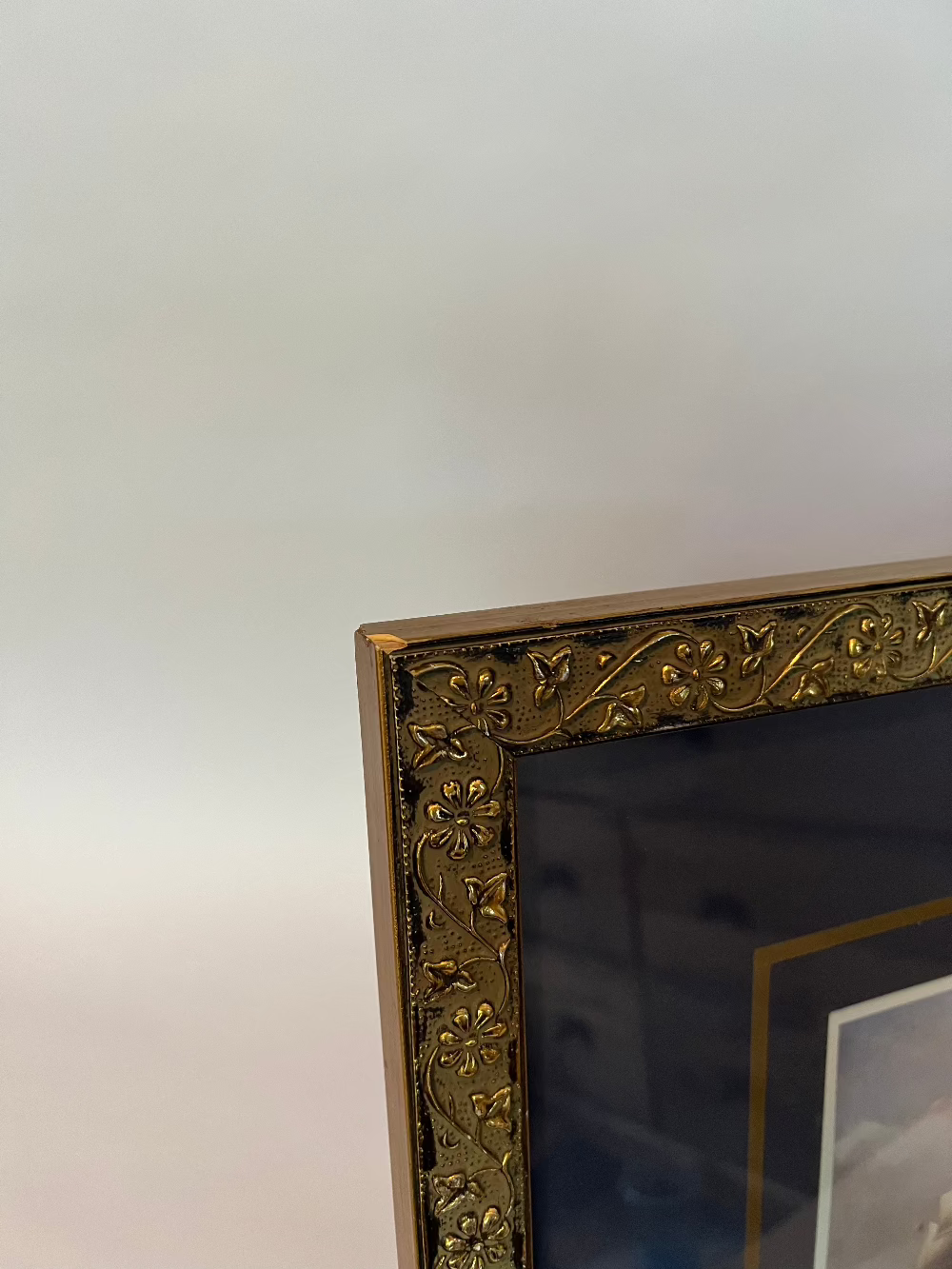 Ornate Frame with Vintage Sweepstakes Print