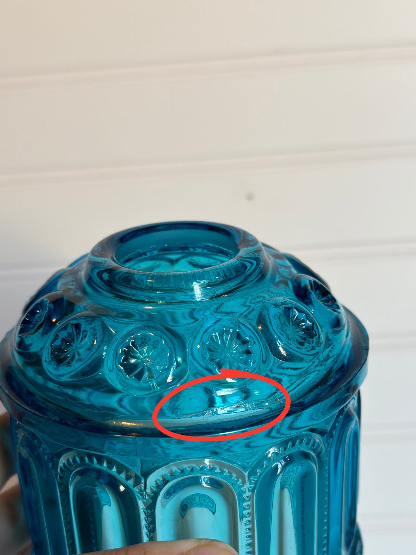 L.E. Smith Moon & Star Fairy Lamp