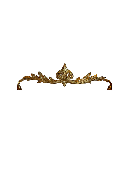 Ornate Brass Wall Applique