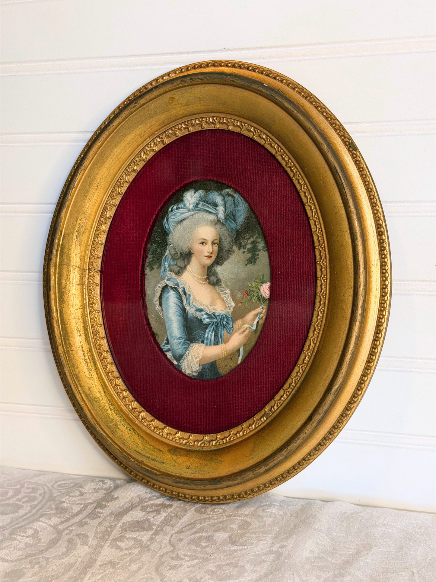 Framed Marie Antoinette Lithograph