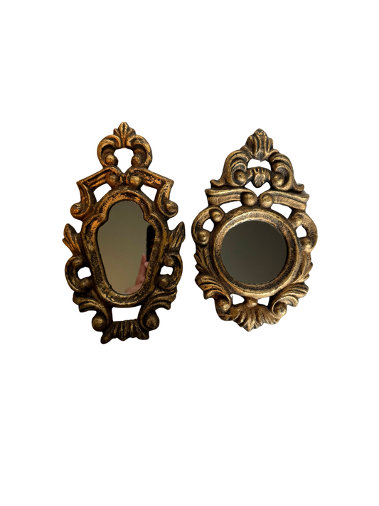Pair of Cast Iron Mirrors