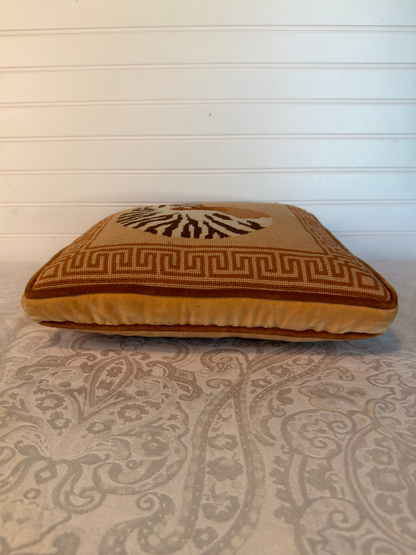 Seashell Needlepoint Pillows