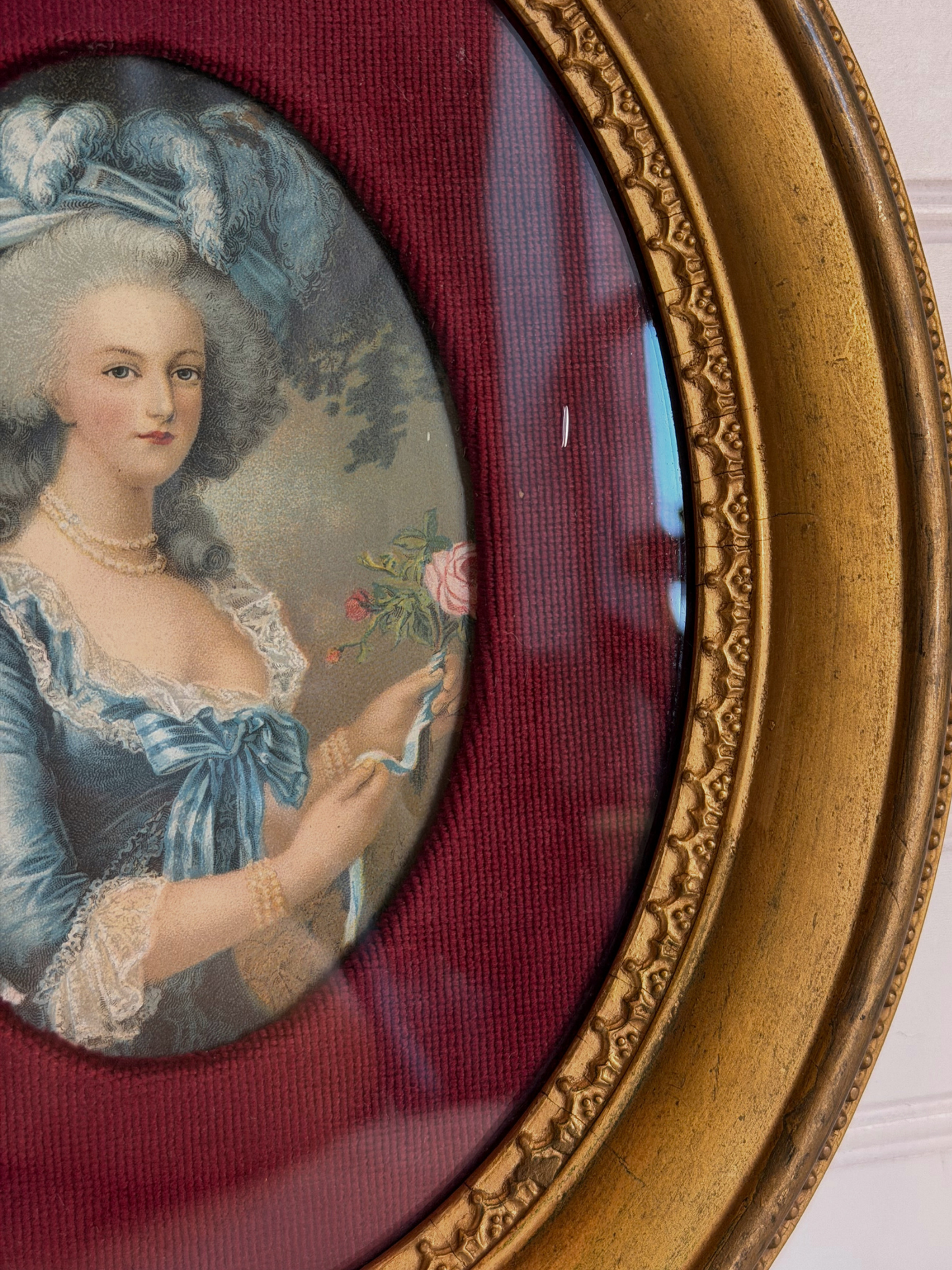 Framed Marie Antoinette Lithograph