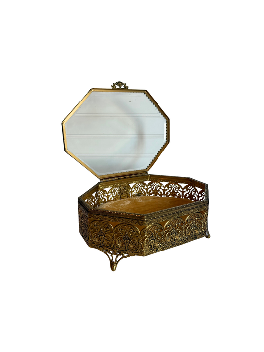 Large Ormolu Jewelry Casket