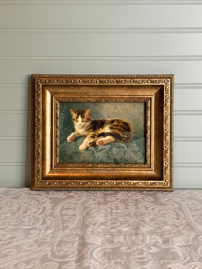 Framed Cat Sleeping Giclee Print