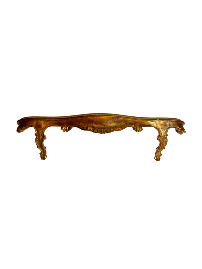 Gilt Wood Florentine Wall Shelf