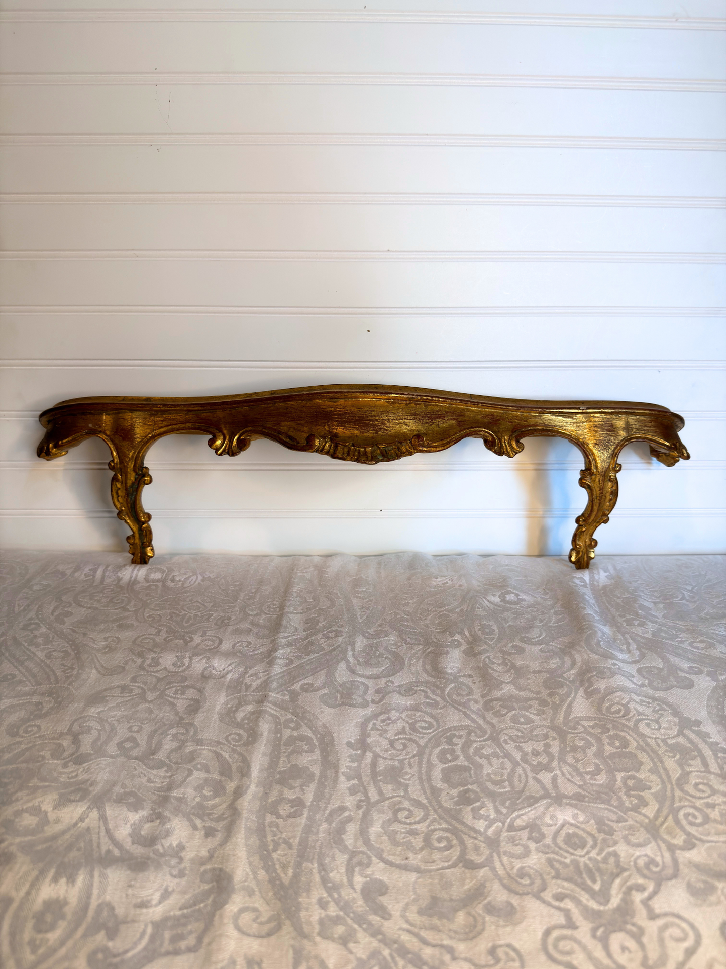 Gilt Wood Florentine Wall Shelf
