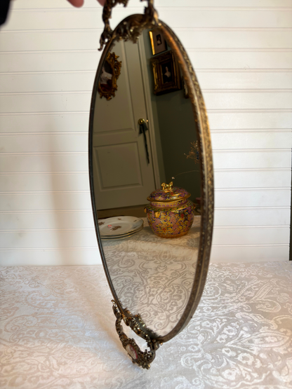 Ormolu Cameo Mirror Tray