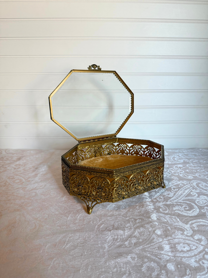 Large Ormolu Jewelry Casket