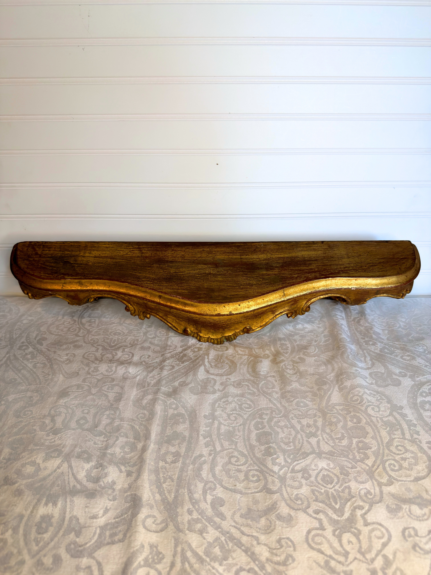 Gilt Wood Florentine Wall Shelf