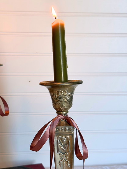 Silver-Plated Candle Holders