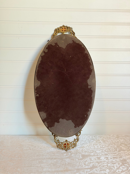 Ormolu Cameo Mirror Tray