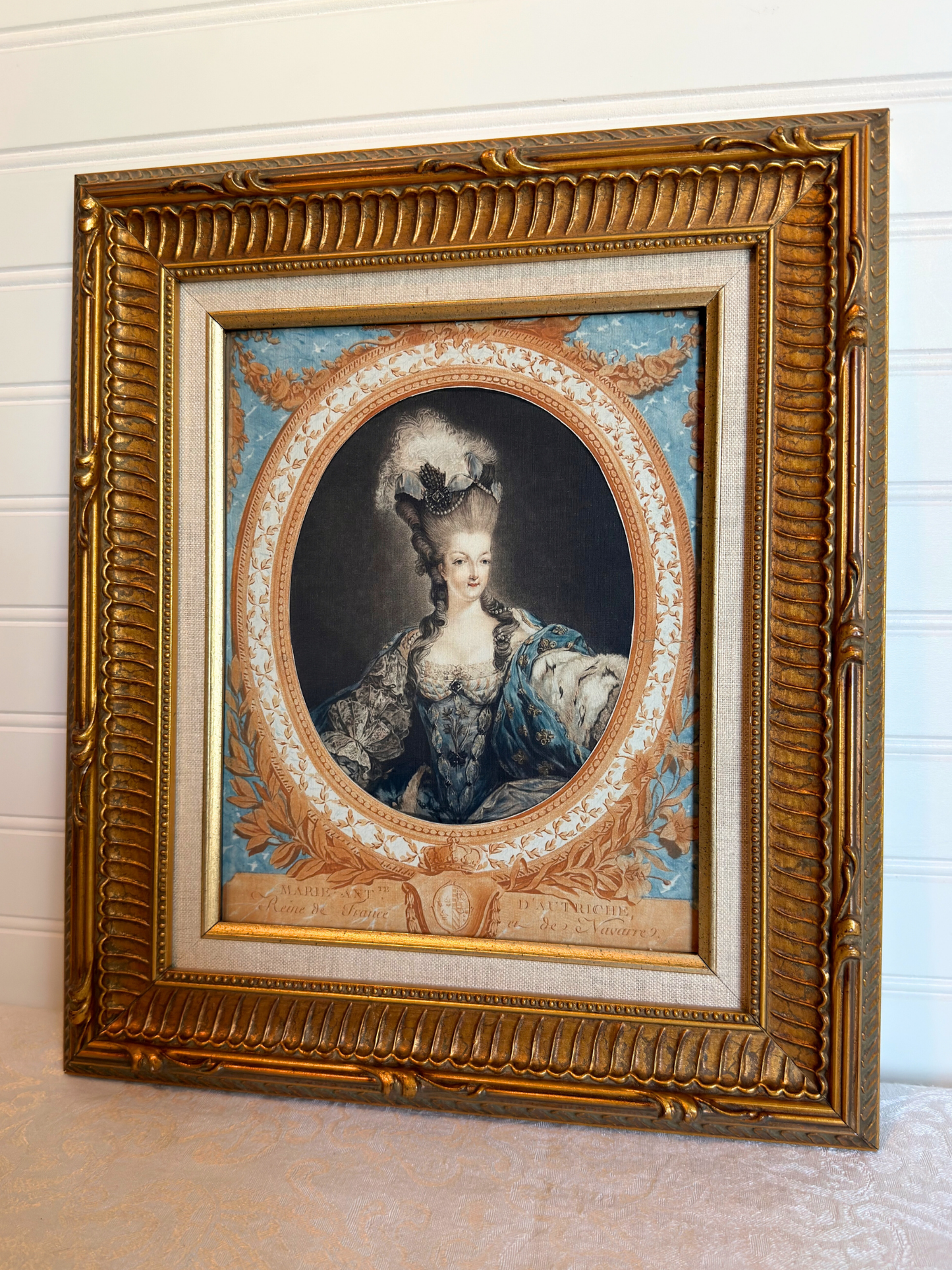Framed Marie Antoinette Print