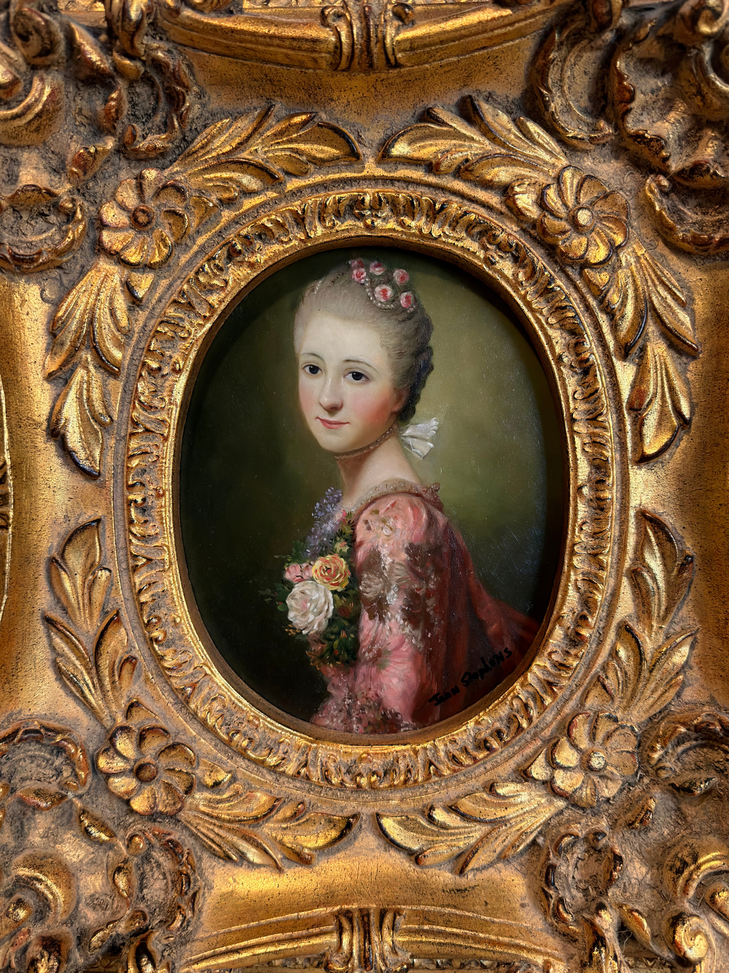 Portrait of a Lady Reproduction Painting (Reserved)