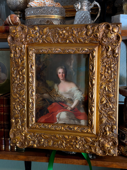 Framed Portrait of Madame Bonnier de la Mosson as Diana Giclee Print