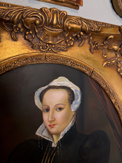 Portrait Of A Seated Lady Painting