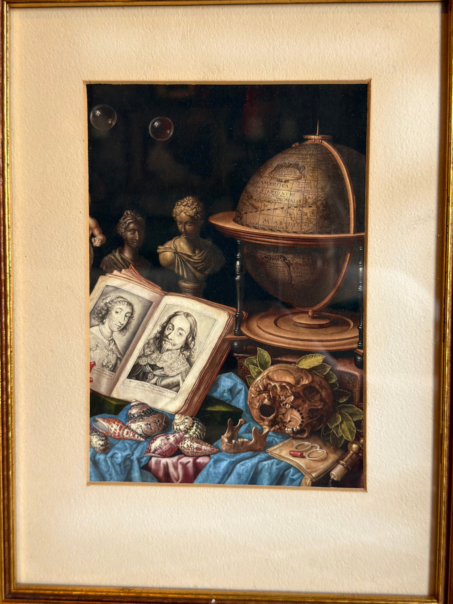 Framed Vanitas Still Life Giclee Print