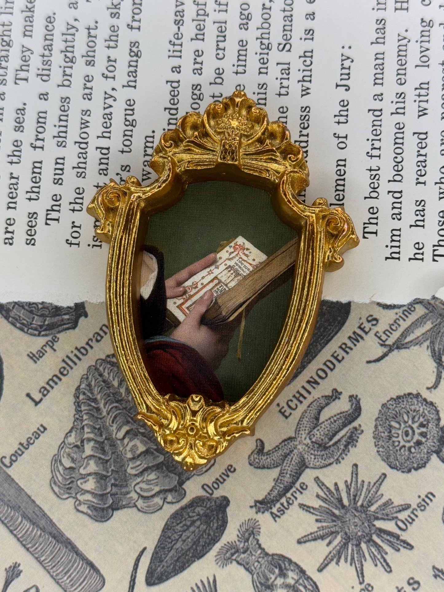Mini Reading Book Magnet