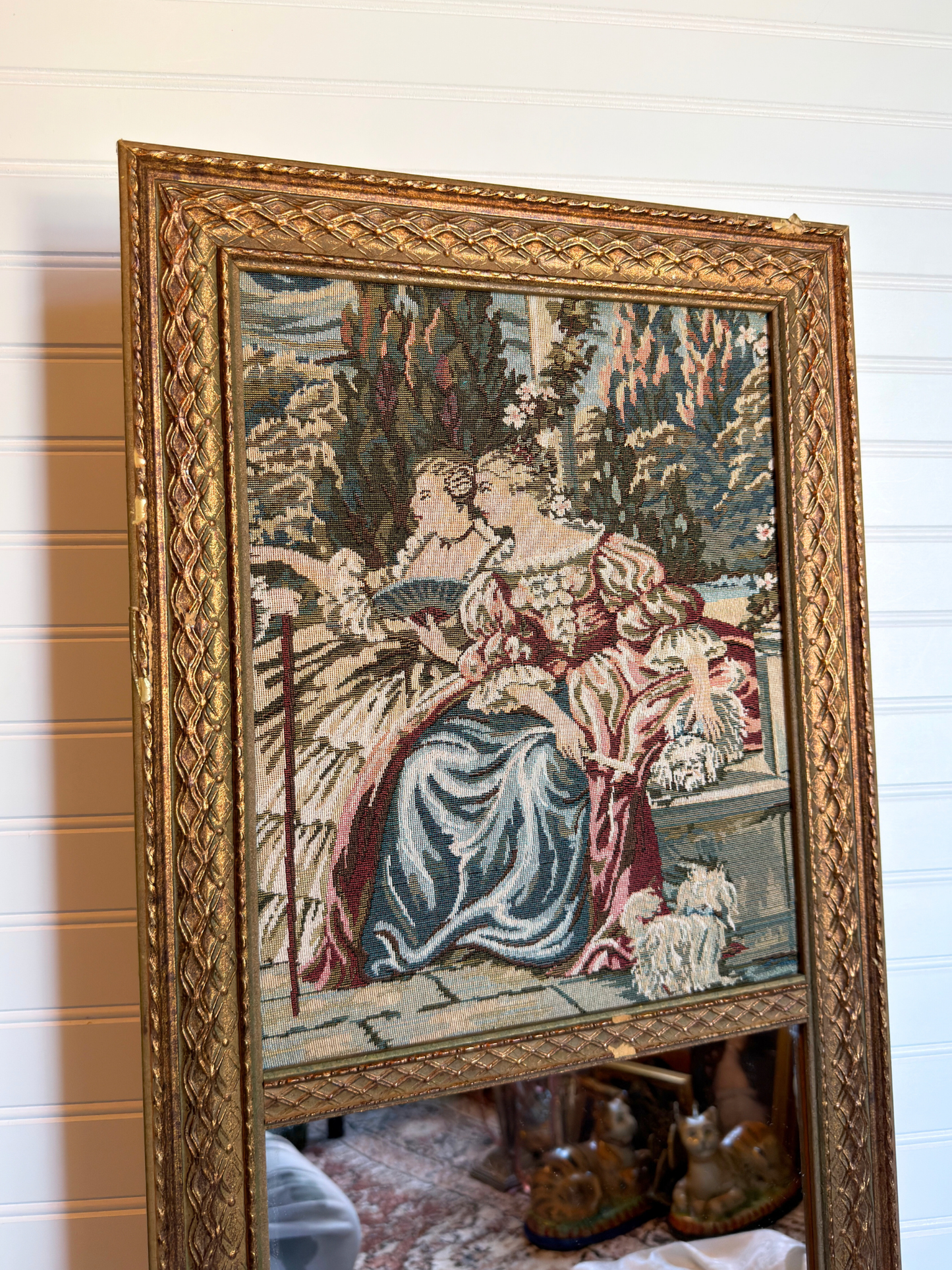 Tapestry Trumeau Mirror #1