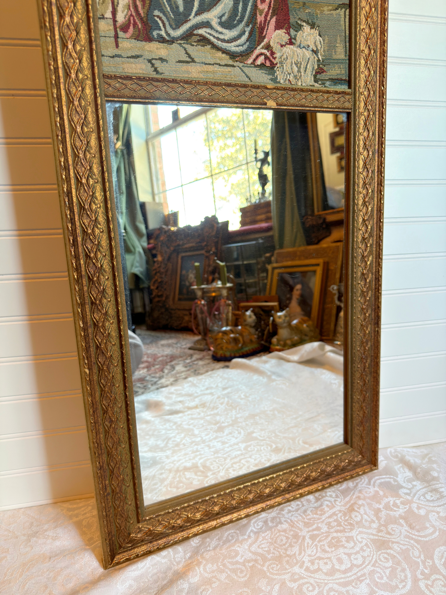 Tapestry Trumeau Mirror #1