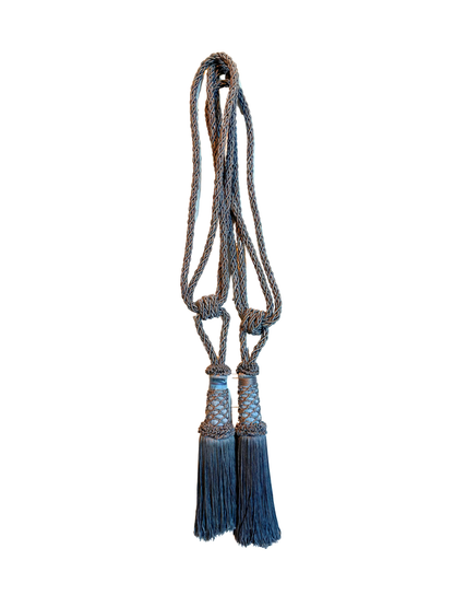 Pair of Dusty Blue Curtain Tassels