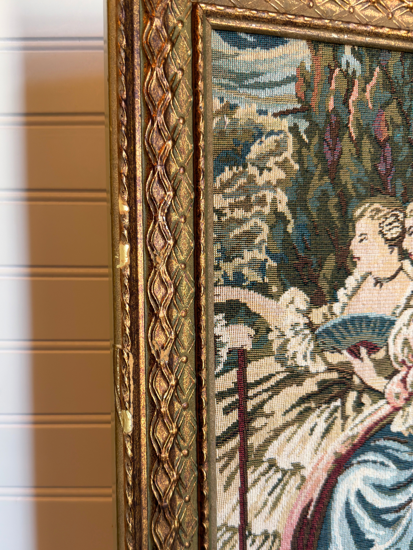 Tapestry Trumeau Mirror #1