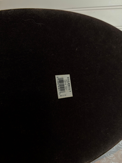 back of decorative mirror a label on a white background