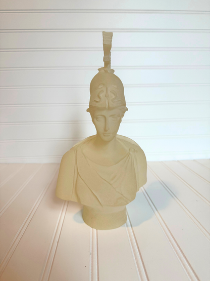 Frosted Lucite Athena Bust