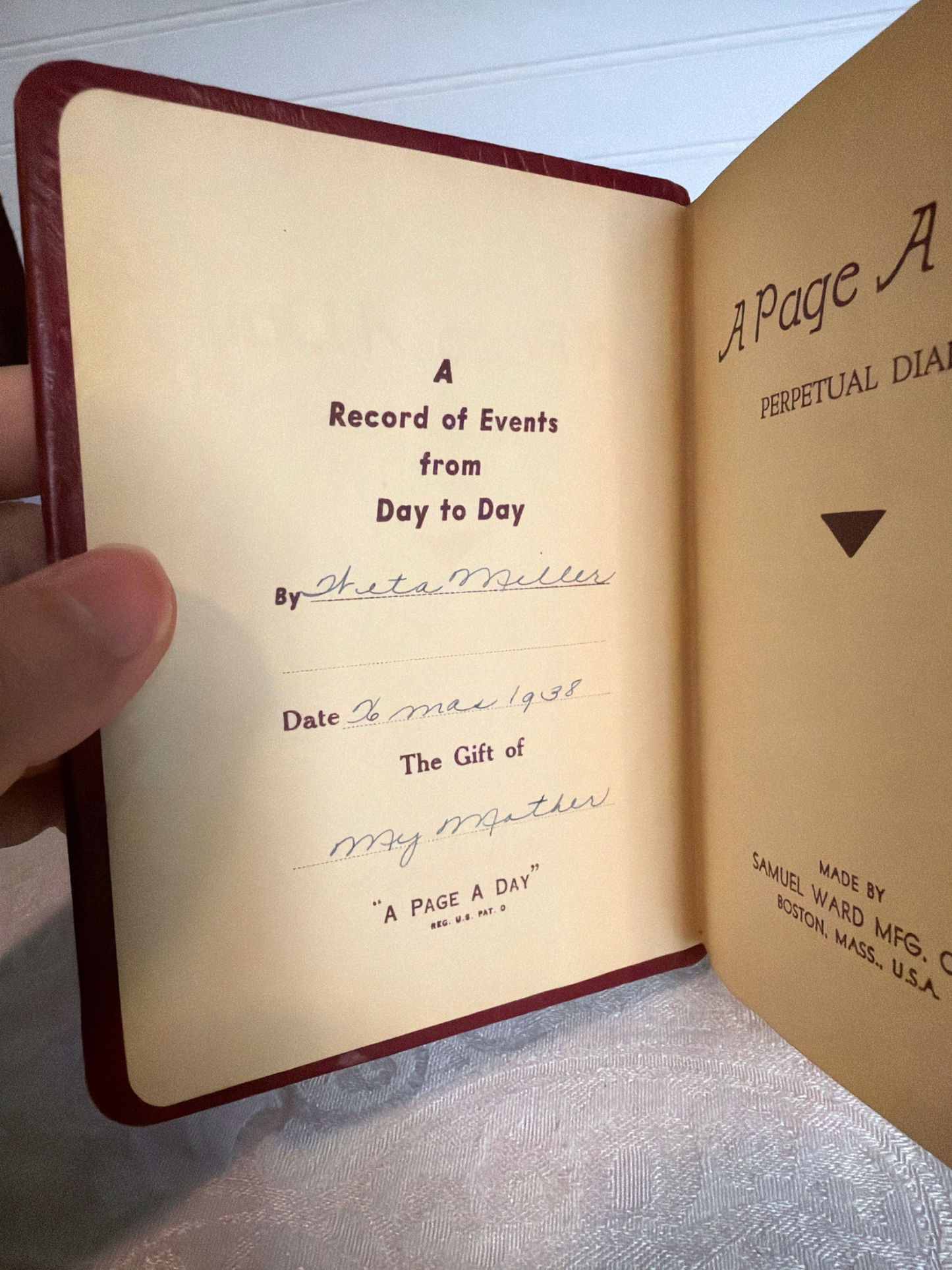 Pair of Late 1930's Diaries