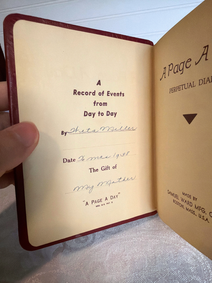 Pair of Late 1930's Diaries