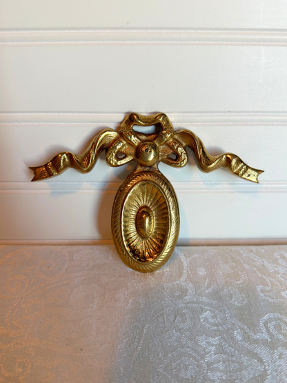 French Brass Medallion Appliques