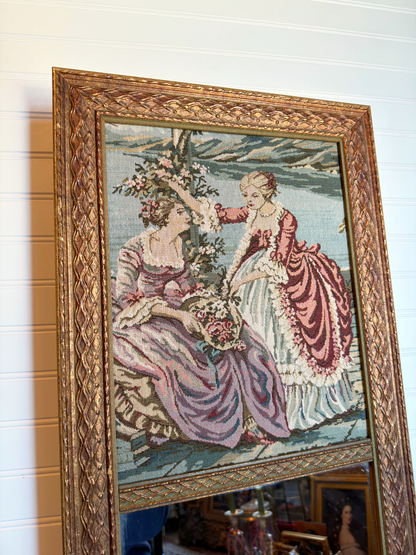 Tapestry Trumeau Mirror #2