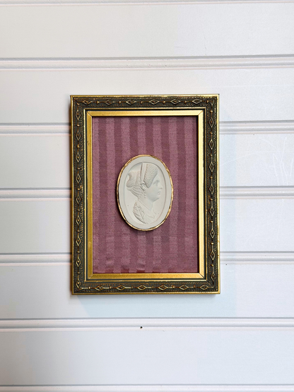 Framed Flavia Intaglio