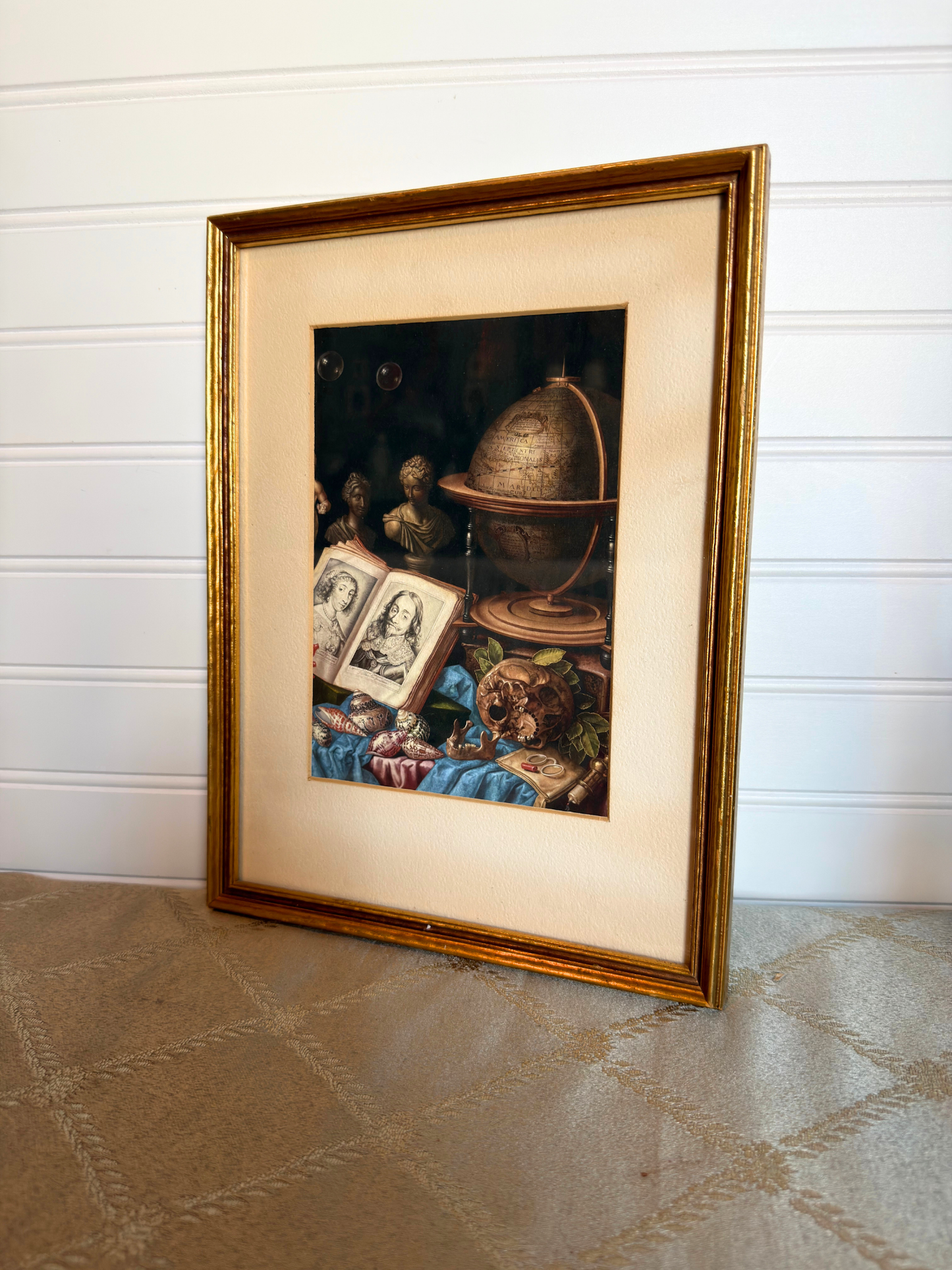 Framed Vanitas Still Life Giclee Print