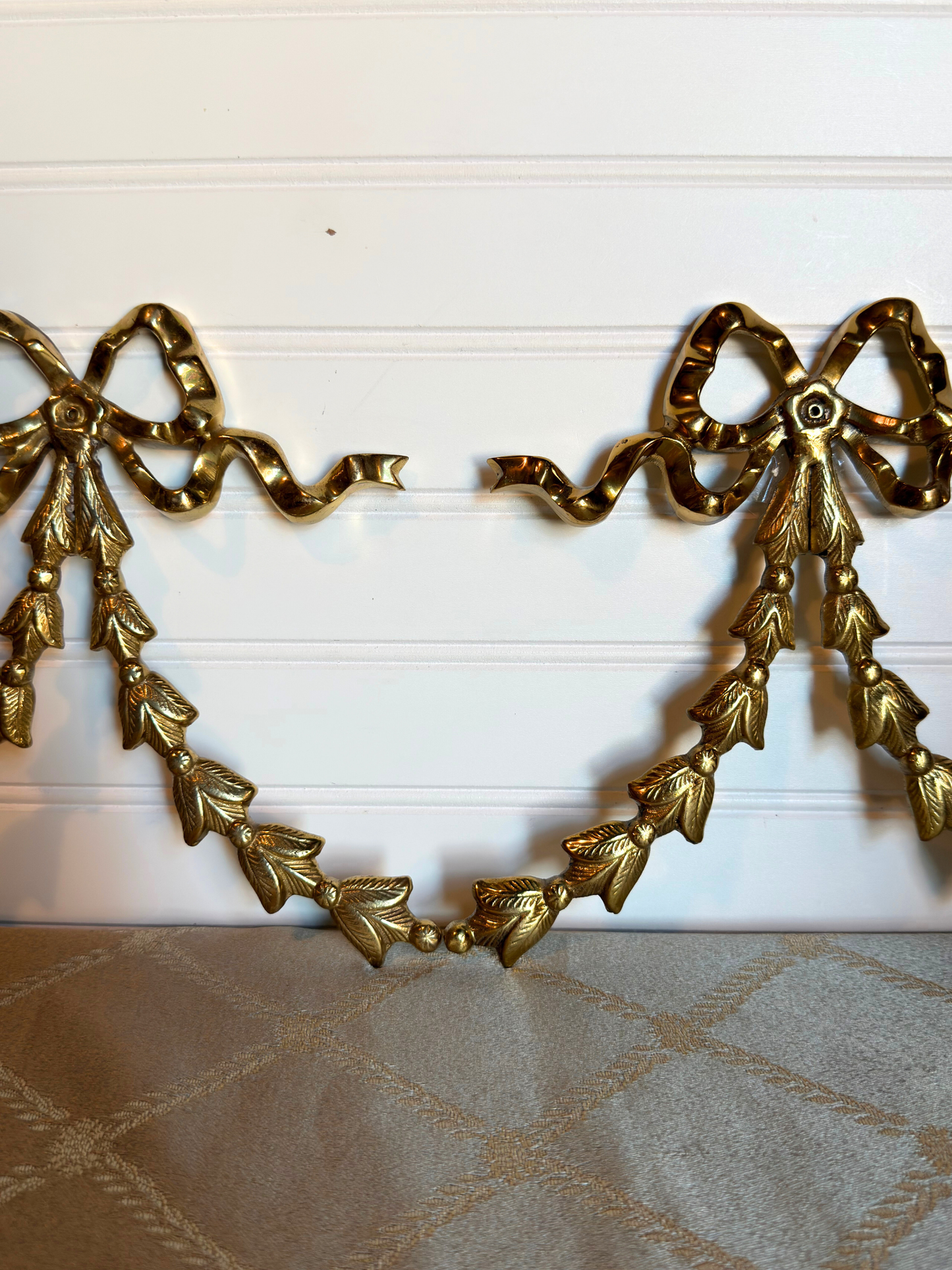 Brass Bow Applique