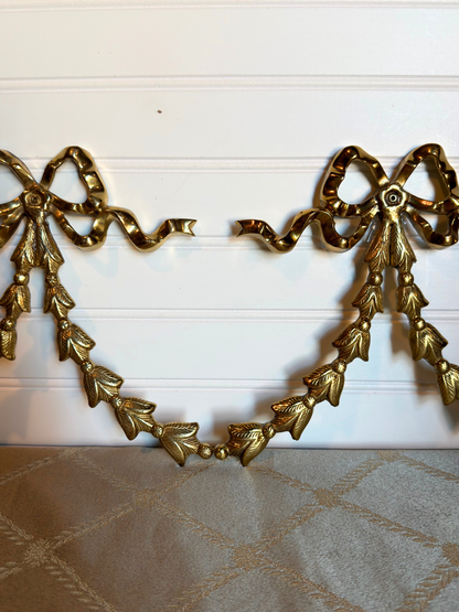 Brass Bow Applique