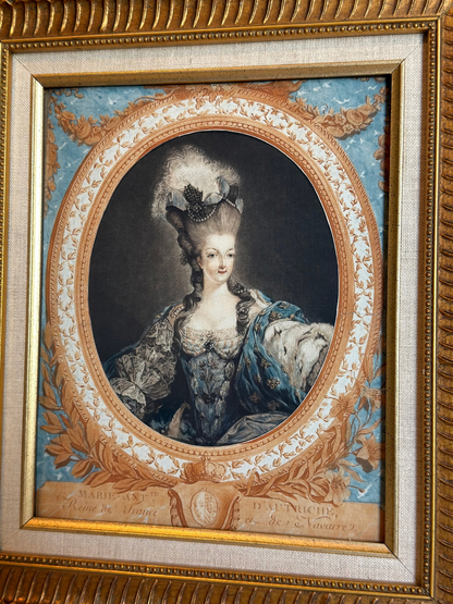 Framed Marie Antoinette Print