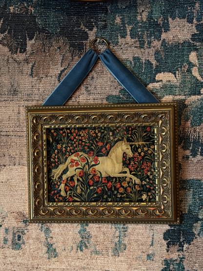 Framed Unicorn Tapestry Giclee Print