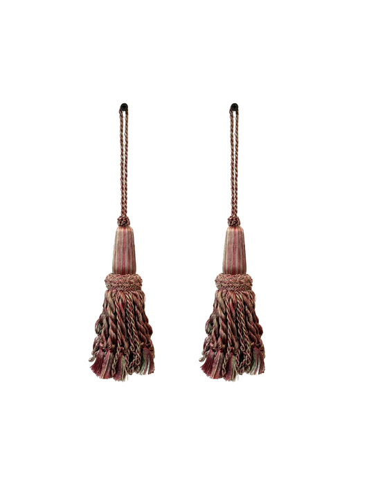 Pink & Green Tassel