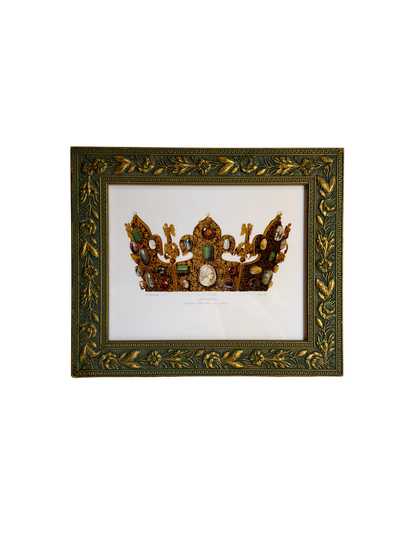 Framed Crown Print