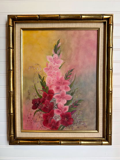 Floral Painting on Canvas