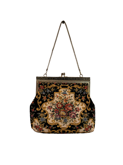 Floral Tapestry Purse