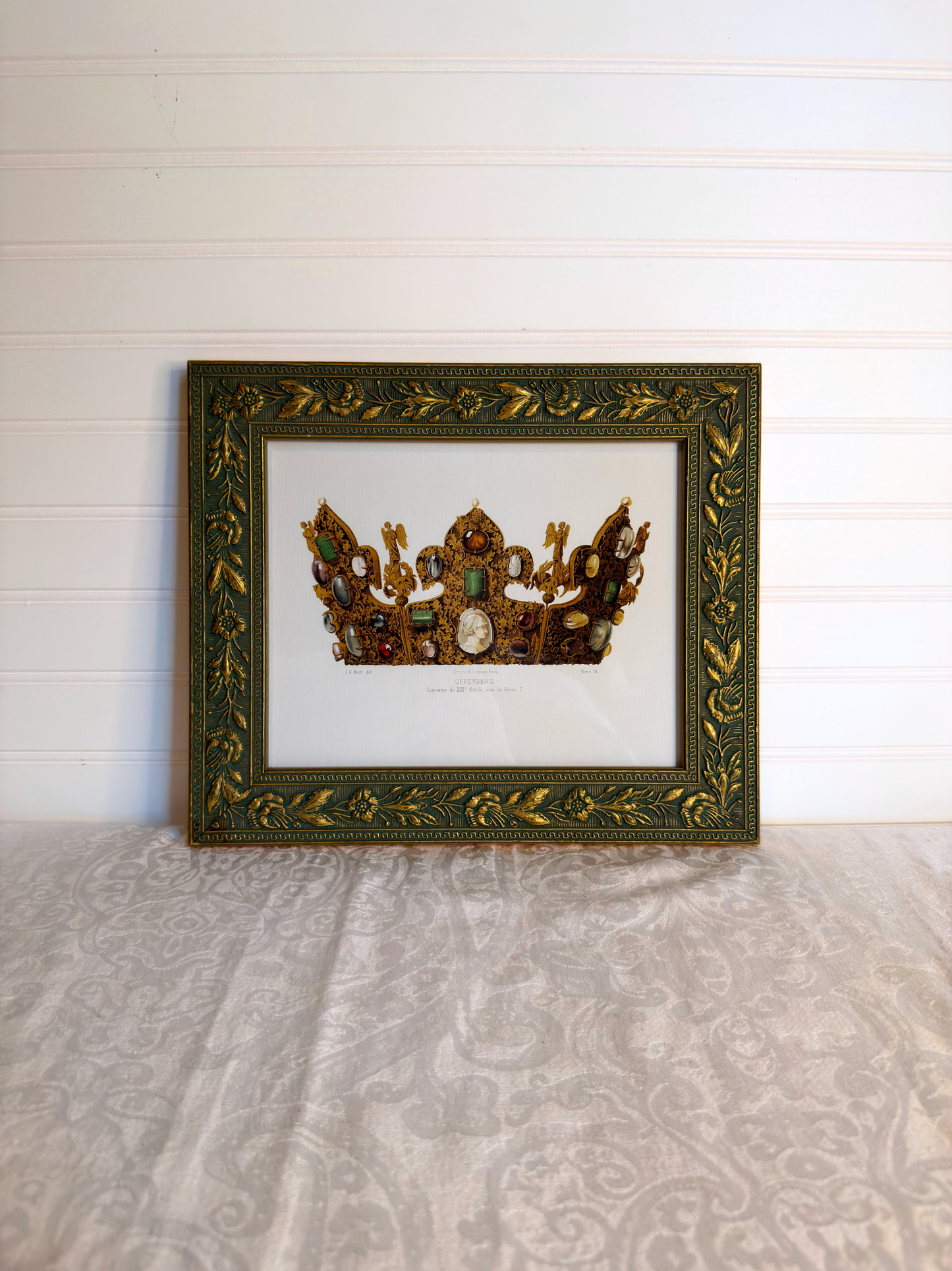 Framed Crown Print
